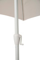 Parasol Ø300 cm sandgrå m/krank og tilt - Sunlife